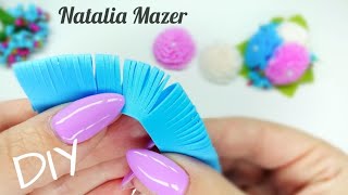 ЭТО НЕ СЛОЖНО☝️ПРОСТО ВЗЯТЬ ФОАМИРАН И СДЕЛАТЬ ЦВЕТЫ\DIY NATALIA MAZER