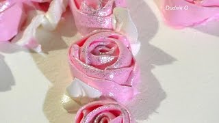 Кремовый торт с цветами Как украсить торт белковым кремом  Cream cake with flowers