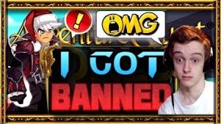 =AQW= My Main Aqworlds Account CalgoYT Got BANNED! Im Quitting?!