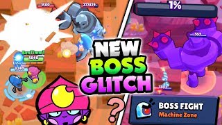 NEW BOSS FIGHT GENE GLITCH?? & EPIC BOSS FAIL IN BRAWL STARS!!