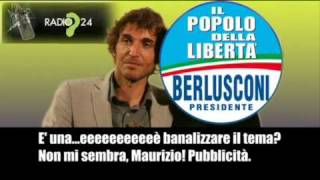 Sbroccata di Cruciani con un radio-ascoltatore (La Zanzara 2/12/09)