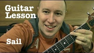 Sail- Awolnation guitar lesson Todd Downing