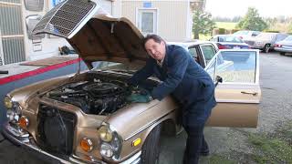 1972 Mercedes 300SEL 4.5 Beauty Rescue Part 3: Will the Suspension Raise UP?