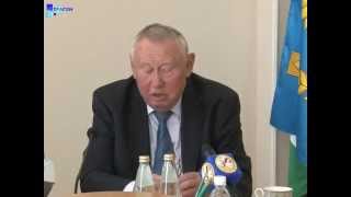 Пресс-конференция губернатора Воронежской области  Алексея Гордеева  с россошанскими  СМИ.