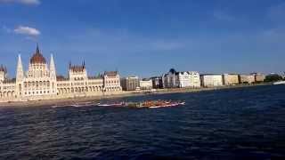 Rowing in Budapest  - 3rd. Danube Regatta 2015  - Minutes to the Final countdown