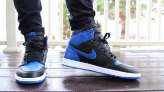 NIKE AIR JORDAN 1 OG "ROYAL" 2017 ON FEET WITH OUTFIT!