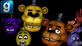 Gmod FNAF | New FNAF 1 Head Props!