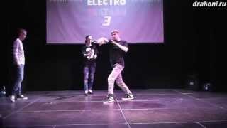 Electric Boogie: CHIP VS Юра (электрик буги battle на Moscow Electro Beat 3)