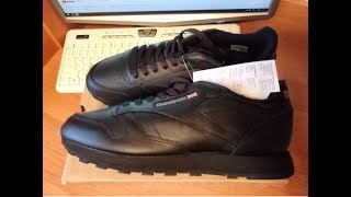 Обзор кроссовок Reebok Classic Leather 2267, Unboxing and review sneakers Reebok Classic