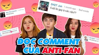 Schannel REACTION - CẢM XÚC KHI ĐỌC COMMENT CHỬI RỦA CỦA ANTI-FAN ! | PHẦN 2