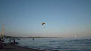 Как парень на парашюте упал прям в воды Иссык-Куля) Прикол)