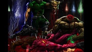 Brutal Doom v20b (PC) - Doom 4 Weapons addon with Doom 4 HUD and Double Jump - Gameplay!
