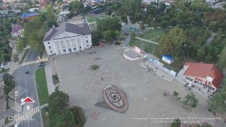 Аэросъемка города Темрюк (панорама)