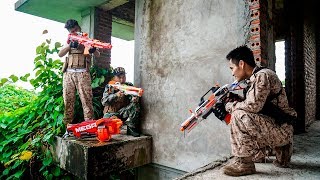 Nerf War: Specialist Infantry Nerf Battle Hundred Mercenary Rescue Scientist NERF MOVIES