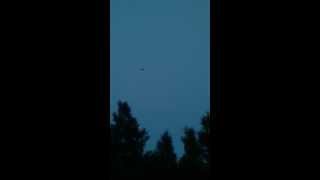 НЛО над заброшенной военной частью в Осельках