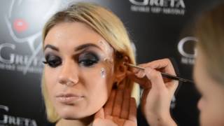 Dūminis makiažas - smokey eye make up by Greta make up artist