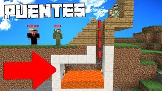 LA MEJOR TRAMPA EPICA DE MINECRAFT ? EN PUENTES TROLL