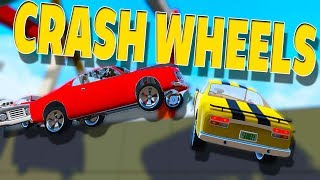 AWESOME CAR CRASH PHYSICS! - Crash Wheels Crashes and Gameplay