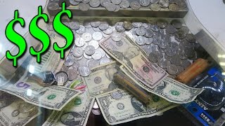 There is SO much MONEY in this COIN PUSHER!