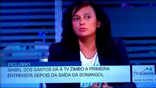 Isabel dos Santos dá entrevista após Exoneração