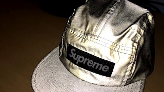 Supreme Black Reflective 3M Camp Cap Showcase/unboxing (Short)