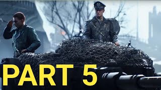 Battlefield 5 German War Story "The Last Tiger" Gameplay Walkthrough PART 5