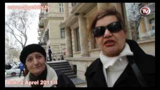 Polis qadını yerə yıxıb - 2 aprel Ictimai Palata ( Iron Lady)