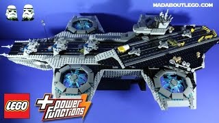 LEGO SUPER HEROES Helicarrier With Power Functions 76042 Stopmotion Review