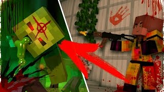#2 ЗОМБИ АТАКУЮТ ! ЕВГЕН БРО ПОГИБ В ТУАЛЕТЕ ! ЗОМБИ АПОКАЛИПСИС В МАЙНКРАФТ ! УБИЛИ БОЛЬШОЙ АРБУЗ!