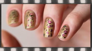 Маникюр гель лаком на короткие ногти. Эффект жидких камней |  3D Chrome  Nail Art Gel