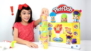 PLAY DOH CORTE MALUCO ★ Massinha de Cabelereiro Super Divertida! ★ Review de brinquedos
