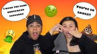 REACTING TO THINGS GUYS DO BUT WONT ADMIT |GROSS?|