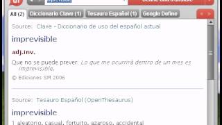 Definición de imprevisible