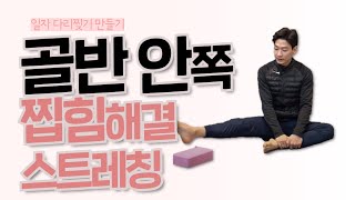 [다리찢기#39] 고관절 찝힘 스트레칭&강화 운동으로 해결!!
