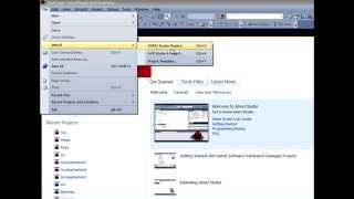 Как перенести проект  из AVR Studio 4 в Atmel Studio 6.0 ( Урок 1)