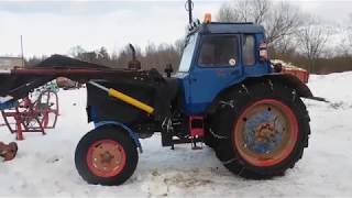 Установка печки(отопителя ) в МТЗ 80