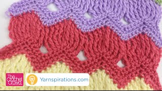 Crochet Vintage Fan Ripple Stitch