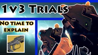 1v3 Trials w/ No Time To Explain (Intensive Ape-ing) | Destiny