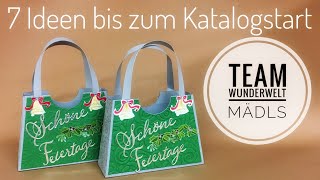 Anleitung Geschenktasche mit Stampin Up Produkten