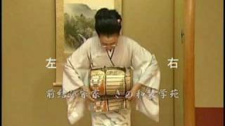 着物の帯の結び方　二重太鼓（ミラーレッスン版・前編）