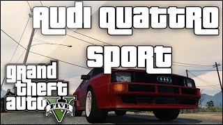 Gta 5 car mods - Audi Quattro Sport mod [DOWNLOAD][REAL CARS IN GTAV]
