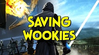 SAVING WOOKIES! | Star Wars Force Unleashed #3 (Gameplay)