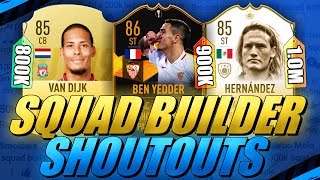 800K/900K/1 MILLION COIN TEAM SQUAD BUILDER SHOUTOUTS FIFA 19 ULTIMATE TEAM
