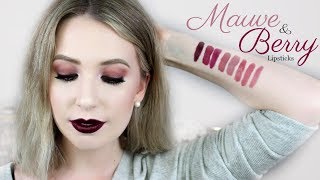 Best Mauve & Berry Lipsticks for Fair Skin | Lip & Arm Swatches!