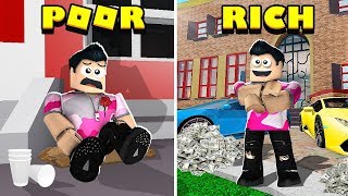 POOR Vs RICH FREE MONEY EXPERIMENT!! (Roblox Bloxburg)