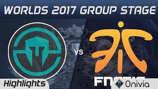 IMT vs FNC Highlights World Championship 2017 Group Stage Immortals vs Fnatic by Onivia