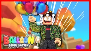 TODAS LAS ZONAS de BALLOON SIMULATOR *NUEVO* SIMULADOR - Roblox