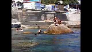 Крутой ныряльщик Алупка