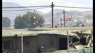 Прыжок с трамплина на мотоцикле GTA V на PC [Grand Theft Auto V] ГТА 5