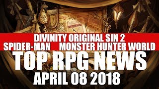 Top RPG News of the Week - Apr 08 2018 (Divinity Original Sin 2, Spider-Man, Monster Hunter World)